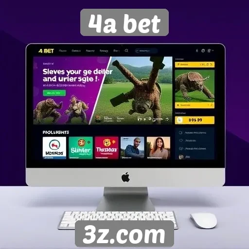 Análise da interface do usuário do site 4a bet